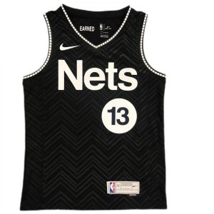 Men's Brooklyn Nets James Harden #13 Nike Black Elegant 2020/21 Swingman Player Jersey – Earned Edition Gift idea! Surprise a sports fan with this amazing jersey.