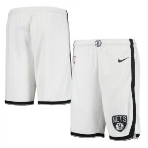 Men's Brooklyn Nets Nike Sophisticated White 2020/21 Swingman Shorts Association Edition Be the first! Order this trendy jersey ahead of the crowd.