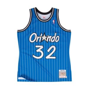 Men's Captivating Orlando Magic Shaquille O'Neal #32 Throwback Blue 94 95 Hardwood Classics Jersey Stand out from the crowd! Wear this eye - catching jersey.