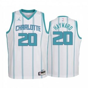Men's Charlotte Hornets Hayward #20 Jordan Alluring Brand White 20/21 Swingman Jersey Association Edition Stand out from the crowd! Wear this eye - catching jersey.