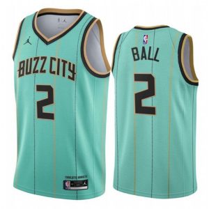 Men's Charlotte Hornets Lamelo Ball #2 Jordan Green Swingman Jersey Association Edition Luxurious New arrival! Check out this fresh and exciting jersey.