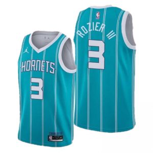 Men's Charlotte Hornets Terry Rozier #3 Notable Jordan Blue Swingman NBA Jersey Association Edition Designed for performance! Get this functional jersey.