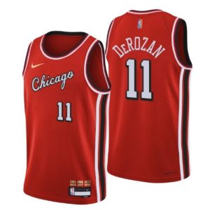 Men's Chicago Bulls DeMar DeRozan #11 Nike Red 2021/22 Swingman NBA Jersey Outstanding City Edition Best - selling! Order this popular jersey before it's out of stock.