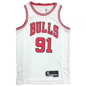 Men's Chicago Bulls Dennis Rodman #91 Nike Refined White 2021/22 Swingman NBA Jersey Icon Edition Enhance your game - day look! Get this fashionable jersey.