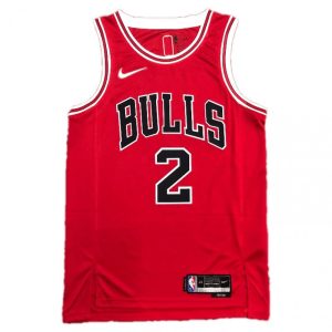 Men's Chicago Bulls Lonzo Ball #2 Nike Red 2021 Terrific Swingman NBA Jersey Icon Edition Sports fans