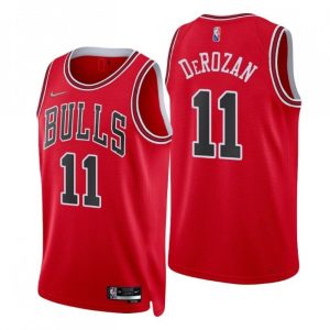 Men's Chicago Bulls Marvelous Chicago Bulls DeRozan #11 Red 2021Swingman NBA Jersey Icon Edition Team spirit! Show it off with this awesome jersey.