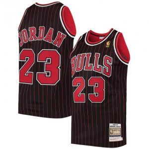 Men's Chicago Bulls Michael Jordan #23 Fantastic Black 1996/97 Hardwood Classics Swingman Jersey Stand out from the crowd! Wear this eye - catching jersey.