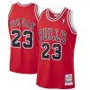 Men's Chicago Bulls Michael Jordan #23 Throwback Red 1997 98 Hardwood Classics Impressive Player Jersey Experience luxury! Order this high - end jersey.