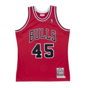 Men's Chicago Bulls Michael Jordan #45 Throwback Red 1994 95 Hardwood Charming Classics Player Jersey Perfect fit! Order this comfortable jersey.