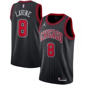 Men's Chicago Bulls Zach LaVine Gorgeous #8 Jordan Black 2020/21 Swingman Jersey Statement Edition Collector's item! A rare addition to any collection.