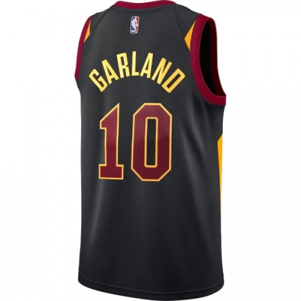 Men's Cleveland Cavaliers Darius Garland #10 Nike Black Swingman Remarkable Jersey Statement Edition - Image 3