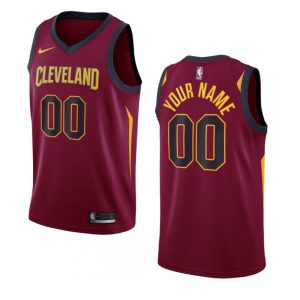 Men's Cleveland Cavaliers Nike Wine Swingman Custom NBA Jersey Icon Striking Edition Limited edition! Don't miss your chance to own this unique jersey.