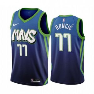 Men's Dallas Mavericks Luka Doncic Premium #77 Nike Blue 202021 Swingman Jersey City Edition Unbeatable style! Get this stylish jersey now.