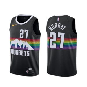Men's Denver Nuggets Jamal Murray #27 Nike Black Swingman Player Jersey – City Luxurious Edition Customizable! Personalize this great jersey.