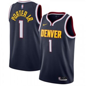 Men's Denver Nuggets Michael Porter Premium Jr. #1 Nike Navy 2020/21 Swingman Jersey – Icon Edition Celebrate your team! Order this commemorative jersey.