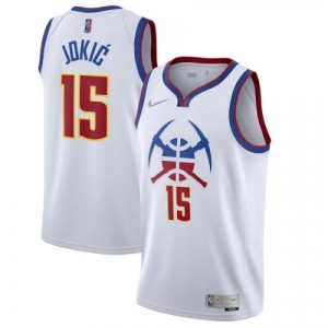 Men's Denver Nuggets Nikola Jokic #15 Fabulous Nike White 2020/21 Swingman Player Jersey – Earned Edition Act fast! Only a handful left. Secure this amazing jersey now.
