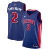 Men's Detroit Pistons Cade Charming Cunningham #2 Nike Blue 2021 Swingman Jersey Icon Edition Best - selling! Order this popular jersey before it's out of stock.