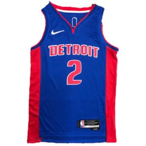 Men's Detroit Pistons Cade Cunningham #2 Nike Blue 2021/22 Swingman NBA Notable Jersey Icon Edition Team spirit! Show it off with this awesome jersey.