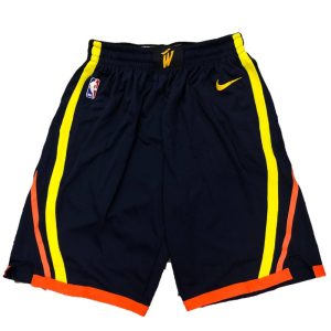 Men's Golden Glamorous State Warriors Nike Black Swingman City Edition Shorts Don't be left out! Get this stylish jersey and show your team pride.