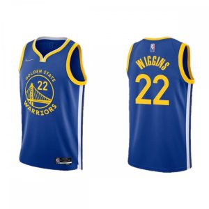 Men's Golden State Warriors Andrew Wiggins #22 Nike Royal Sophisticated 21/22 Swingman Jersey Icon Edition Gift idea! Surprise a sports fan with this amazing jersey.