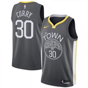 Men's Golden State Warriors Stephen Curry Stylish #30 Black Swingman Jersey Statement Edition Enhance your game - day look! Get this fashionable jersey.