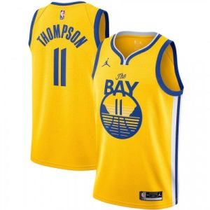 Men's Golden State Warriors Thompson #11 Jordan Gold 20/21 Swingman High - quality Jersey Statement Edition Exclusive design! Own a jersey like no other.