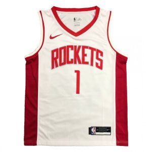 Men's Gorgeous Houston Rockets Tracy McGrady #1 Nike White Swingman Jersey Association Edition Stand out from the crowd! Wear this eye - catching jersey.