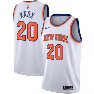 Men's Gorgeous New York Knicks Kevin Knox #20 Nike White 2019/20 Swingman Jersey Association Edition Best - selling! Order this popular jersey before it's out of stock.