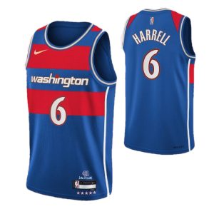 Men's High - quality Washington Wizards Montrezl Harrell #6 Nike Royal 2021/22 Swingman NBA Jersey City Edition Celebrate your team! Order this commemorative jersey.