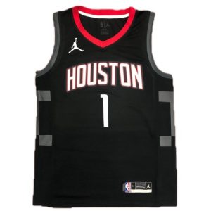 Men's Houston Rockets Tracy McGrady #1 Jordan Exquisite Black 20/21 Swingman Jersey Statement Edition Team spirit! Show it off with this awesome jersey.