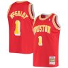 Men's Houston Rockets Tracy McGrady #1 Throwback Red Gorgeous 04 05 Hardwood Classics Swingman Jersey High - demand item! Order this sought - after jersey immediately.