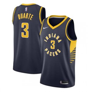 Men's Indiana Pacers Chris Duarte #3 Nike Navy Swingman Jersey Icon Dashing Edition Stand out from the crowd! Wear this eye - catching jersey.