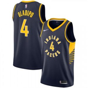 Men's Indiana Pacers Victor Oladipo #4 Nike Navy Premium - grade Swingman Jersey Icon Edition Team spirit! Show it off with this awesome jersey.
