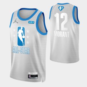 Men's Ja Morant #12 Jordan Brand Gray 2022 NBA All Star Game Swingman Amazing Jersey Stand out from the crowd! Wear this eye - catching jersey.
