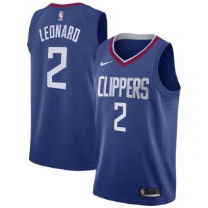 Men's LA Clippers Kawhi Leonard #2 Blue 19 20 Swingman Jersey High - quality Icon Edition Experience luxury! Order this high - end jersey.
