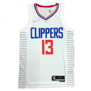 Men's Los Angeles Clippers Distinguished George #13 Nike White Swingman NBA Jersey Association Edition Authentic look! Wear this genuine jersey.