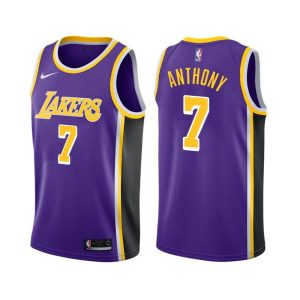 Men's Los Angeles Exceptional Lakers Carmelo Anthony #7 Nike Purple Swingman Jersey Statement Edition Hurry! Exclusive offer. Get your hands on this outstanding jersey right away.