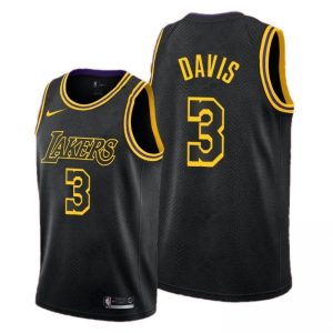 Men's Los Angeles Lakers Anthony Davis #3 Black Fantastic Swingman Jersey City Edition Exclusive design! Own a jersey like no other.