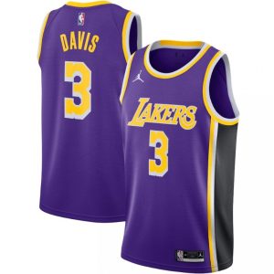 Men's Los Angeles Lakers Anthony Davis Top - notch #3 Jordan Purple Swingman Jersey Statement Edition Celebrate your team! Order this commemorative jersey.