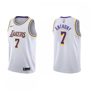 Men's Los Angeles Lakers Carmelo Anthony #7 Nike White 2020/21 Swingman Jersey Marvelous Association Edition Best - selling! Order this popular jersey before it's out of stock.