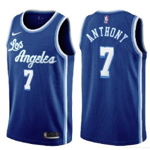 Men's Los Angeles Lakers Carmelo Anthony #7 Stylish Nike Blue Swingman NBA Jersey Classic Edition Customizable! Personalize this great jersey.