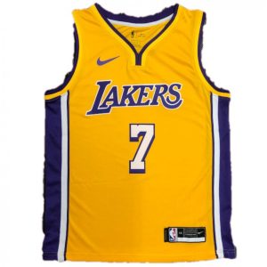 Men's Los Angeles Lakers Carmelo Anthony Dashing #7 Nike Yellow Swingman Jersey Icon Edition Join the elite! Get this exclusive jersey.