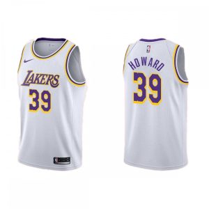 Men's Los Angeles Lakers Dwight Howard #39 Nike White Swingman NBA Jersey Association Top - notch Edition Limited stock! Be quick and grab this must - have jersey to support your team.