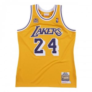 Men's Los Angeles Lakers Kobe Bryant #24 Throwback Yellow 2007 08 Hardwood Classics Jersey Glamorous Fan favorite! Join thousands who love this premium jersey.