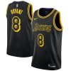 Men's Los Angeles Lakers Kobe Bryant #8 Black Swingman Jersey City Edition Outstanding Limited edition! Don't miss your chance to own this unique jersey.