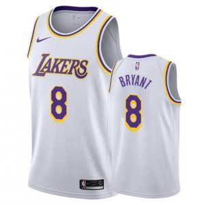 Men's Los Angeles Lakers Kobe Bryant #8 White Swingman Jersey Superior Association Edition For the true fans! Secure this authentic jersey now.