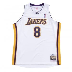 Men's Los Angeles Lakers Kobe Sophisticated Bryant #8 Throwback White 2003 04 Hardwood Classics Jersey Enhance your game - day look! Get this fashionable jersey.