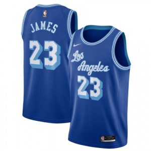 Men's Los Angeles Lakers LeBron James #23 Nike Blue 20/21 Swingman Jersey Classic Edition Notable Authentic look! Wear this genuine jersey.