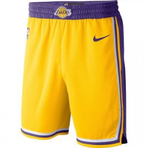 Men's Los Angeles Lakers Nike Sophisticated Yellow NBA Swingman Short Icon Edition Exclusive design! Own a jersey like no other.