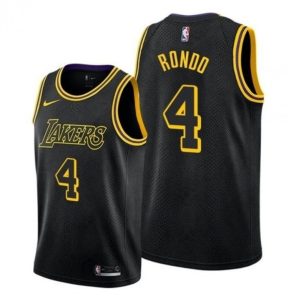 Men's Los Angeles Lakers Rajon Rondo #4 Nike Black Exquisite Swingman NBA Jersey City Edition Be the first! Order this trendy jersey ahead of the crowd.